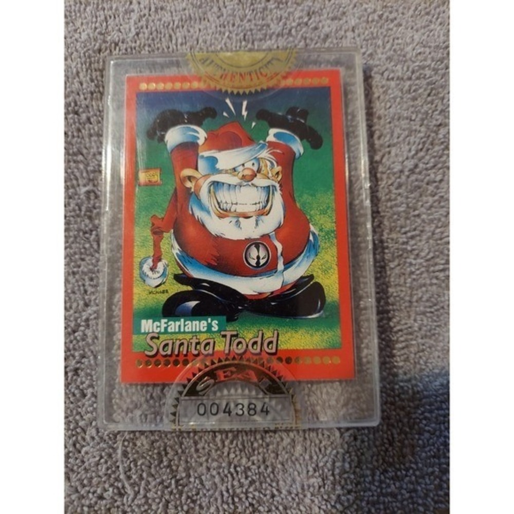 1993 Impel McFarlane's‎ Santa Todd Spawn Trading Card #004384 Authentic